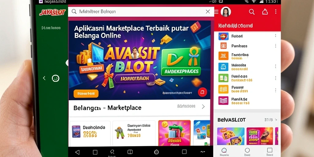 Tampilan antarmuka aplikasi JAYASLOT untuk belanja online yang user-friendly.