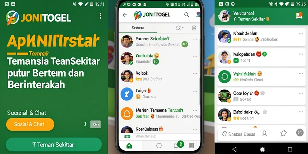 Tampilan antarmuka JONITOGEL yang menarik dan mudah digunakan.