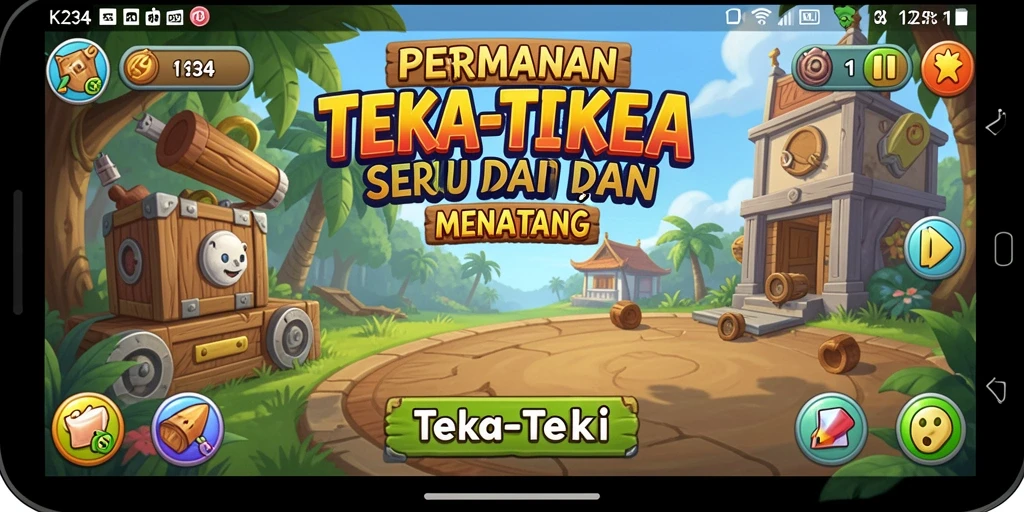 Antarmuka K234 dengan berbagai teka-teki yang menarik dan menantang.