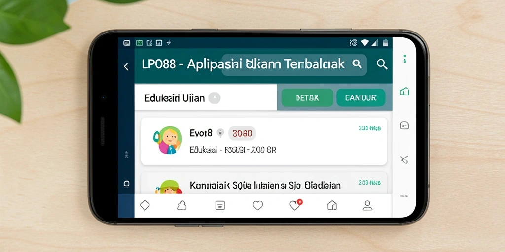 Tampilan aplikasi LPO88 yang interaktif dan mudah digunakan.