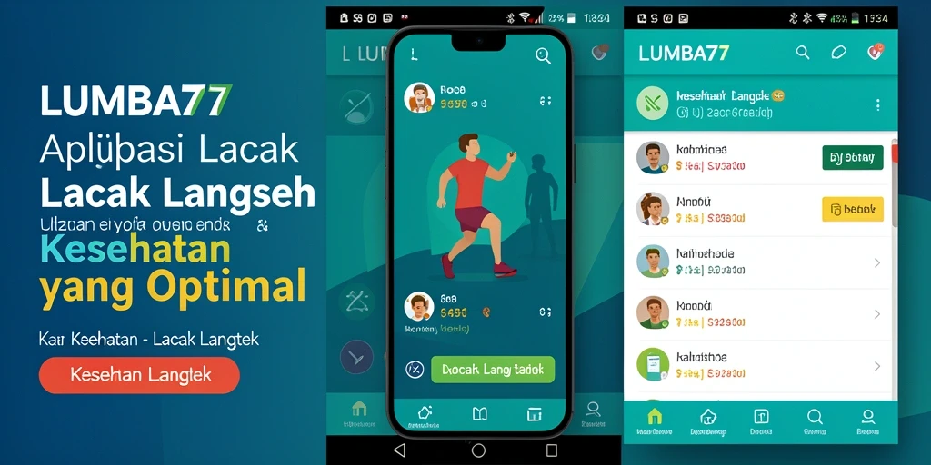 Antarmuka LUMBA77 yang intuitif dan mudah digunakan untuk lacak langkah.