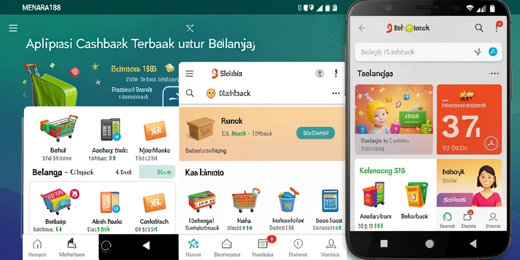 Tampilan antarmuka MENARA188 yang sederhana dan menarik untuk Cashback.