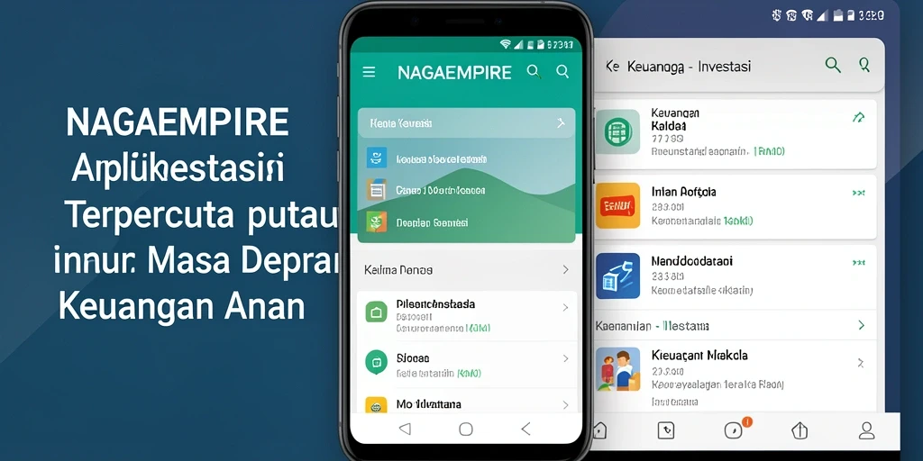 Antarmuka aplikasi NAGAEMPIRE yang intuitif dan informatif.