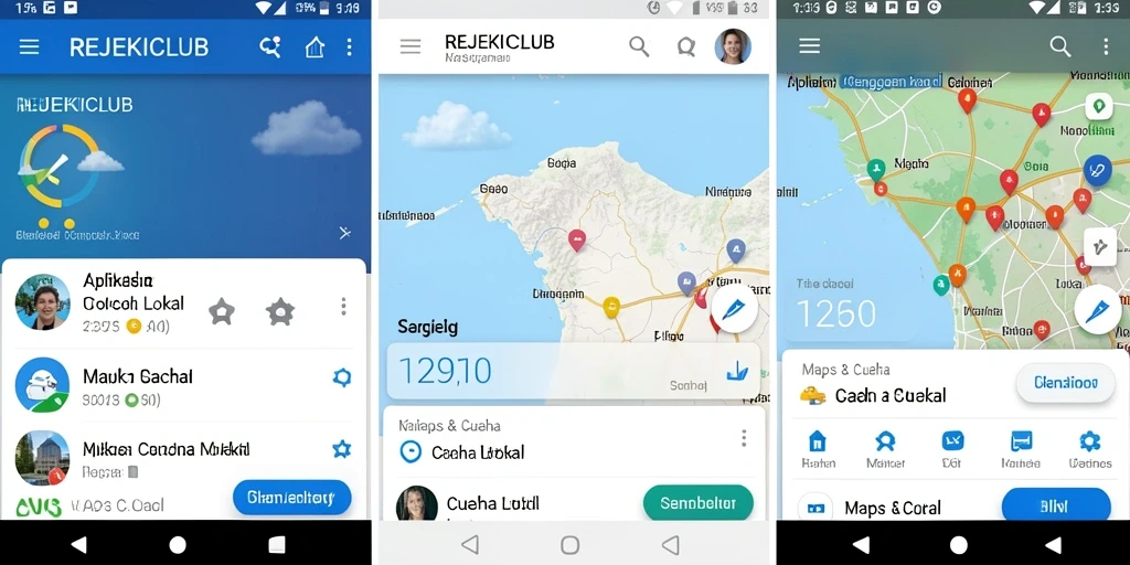 Antarmuka user-friendly REJEKICLUB untuk cuaca lokal.