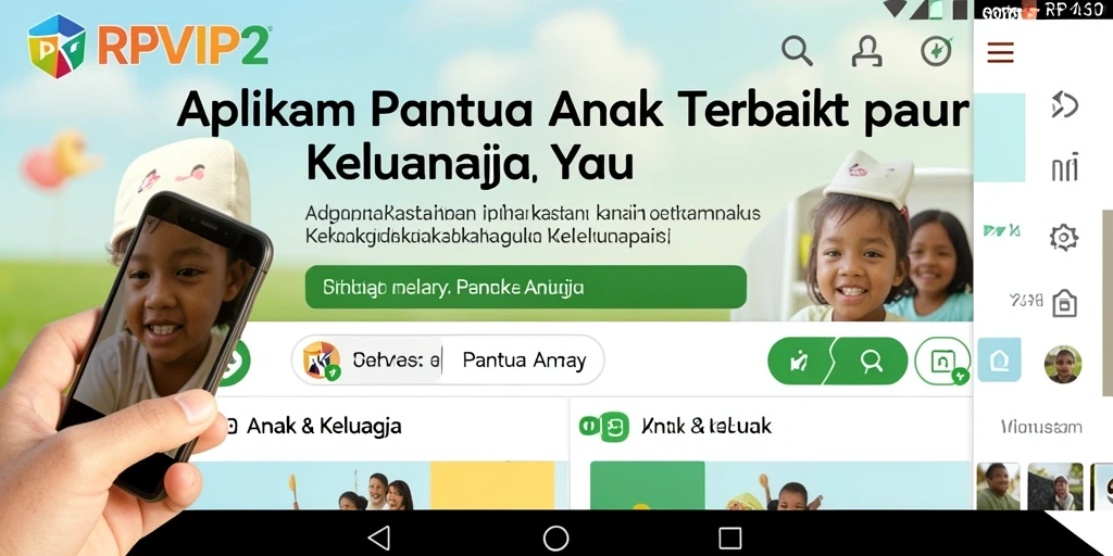 Antarmuka RPVIP2 yang ramah pengguna untuk Pantau Anak.