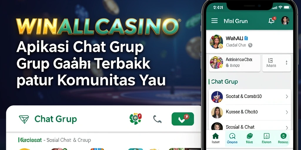 Tampilan antarmuka aplikasi WINALLCASINO yang sederhana dan menarik.